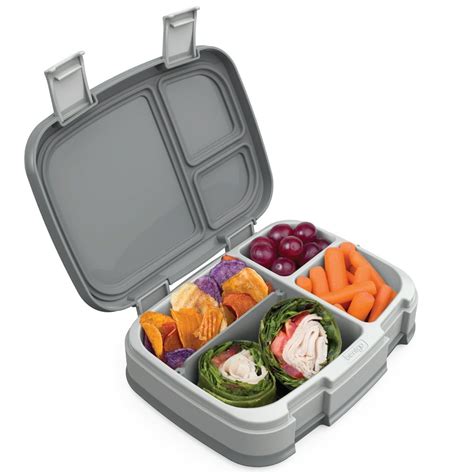 4 compartment steel lunch box|Bentgo Fresh Leakproof Versatile 4 Compartment Bento.